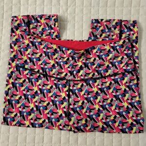 Victoria's Secret VSX Sport Geometric Leggings Colorful Athletic Loungewear Cute